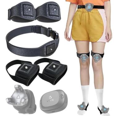 Imagem de Skywin Vive Tracker Straps for HTC Vive, 3.0, 2.0, and Ultimate Trackers, (1 Belt, 2 Hands/Legs, 2 Feet), Secure and Comfortable Full Body Tracking (Trackers Not Included)