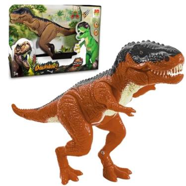 Imagem de Brinquedo Boneco Dinossauro Articulado Som Luz C/ Bateria