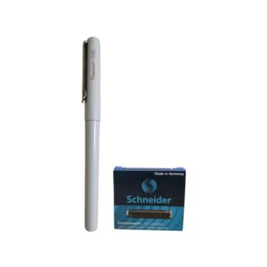 Imagem de Caneta Tinteira Duna Compactor com 6 Tubos de Tinta (Branco, Preto)