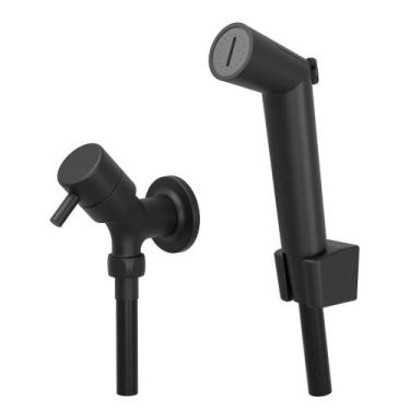 Imagem de Ducha Higiênica Flexível 1,20m Preto Fosco Eva 1739 BK90 Fani