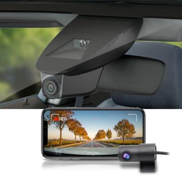 Imagem de Fitcamx Câmera de painel frontal 4K + traseira 1080P se adapta para Honda HR-V 2019-2022 (HD2-D2300) LX EX Sport Touring EX-L, visual OEM, vídeo HD duplo, Wi-Fi e aplicativo, gravação em loop, sensor