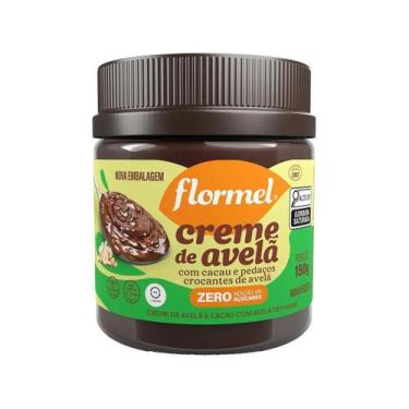 Imagem de Creme de Avelã com Cacau Zero e Crocantes de Avelã 150g Flormel, 150g,