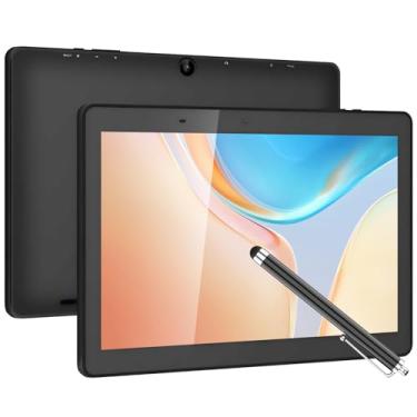 Imagem de YYSWIE Tablet Android 14 de 10,1 polegadas com caneta Stylus, 6 GB de RAM, 32 GB + 128 GB de armazenamento expansível, quad-core, 5000 mAh, IPS HD, câmera dupla, Bluetooth, WiFi, certificação Google