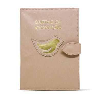 Imagem de Porta Cartão de Vacina de Couro para Bebês Personalizado - Relicário B