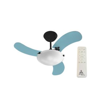 Imagem de Ventilador de Teto Venti-Delta Inverter Space Preto 3 Pás Azul Bivolt,