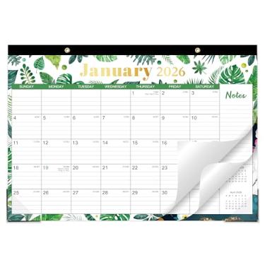 Imagem de Calendário magnético 2026 para geladeira – Calendário magnético/de mesa 2026 de janeiro de 2026 a dezembro de 2026, calendários magnéticos grandes com protetores de canto, 48 cm x 28 cm