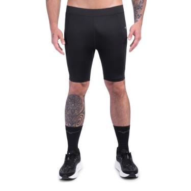 Imagem de Bermuda de Corrida Mizuno Compress Masculina, Preto, M