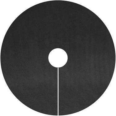 Imagem de 10 Pcs Tapetes De Proteção De Árvores Tapetes De Ervas Daninhas Pano De Controle Ecológico Mulch Anel Redondo Barreira De Ervas Daninhas Cobertura De Plantas, Para Jardi, 52CMX52CMX6CM