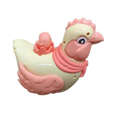 Imagem de Galinha Musical Infantil que Anda e Bota Ovos, Brinquedo Educativo com 3 Ovinhos, Funciona com Pilhas