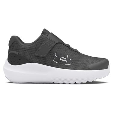 Imagem de Under Armour Tênis de corrida infantil Surge 4 fecho alternativo para bebês meninos, (025) Castlerock/Antracite/Antracite, 26 BR