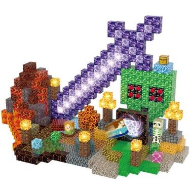 Imagem de Conjunto de brinquedos de construção de blocos magnéticos AIDYVOI com 