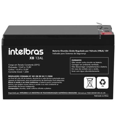 Imagem de Bateria selada 12v 6ah para alarme xb 12al intelbras