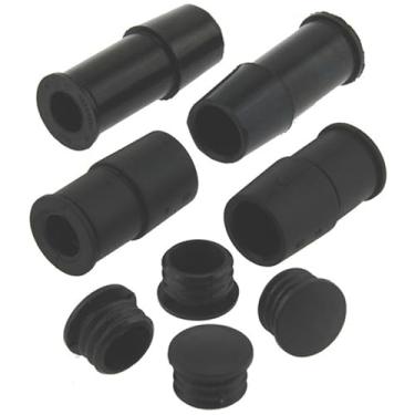 Imagem de ACDelco Kit de bucha de borracha profissional 18K1861 com buchas e tampas de freio a disco dianteiro