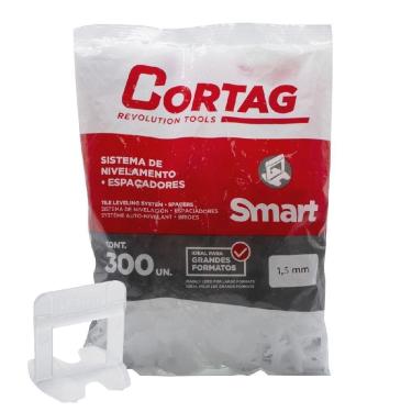 Imagem de Espaçador Nivelador 1,5Mm 300 Unidades Smart 61980 Cortag
