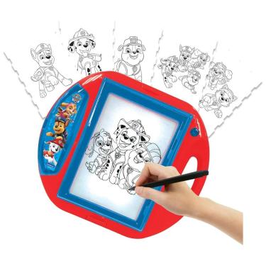 Imagem de Projetor de Desenhos Patrulha Canina com 10 Modelos, Tela de Iluminação e Caneta para C...