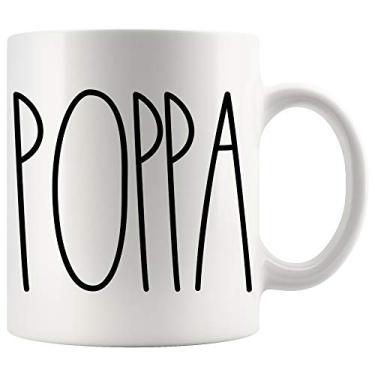 Imagem de Caneca Poppa Presentes para Natal, Aniversário, Dia das Mães/Dia dos Pais - Caneca de Café para a Família para o Melhor Poppa Ever - 325 ml