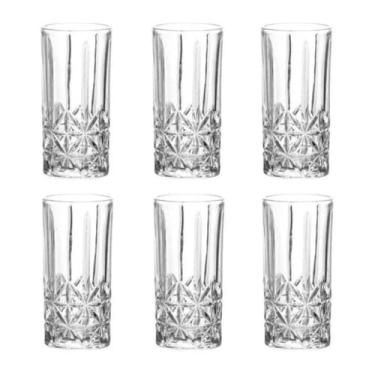 Imagem de JOGO COM 6 COPOS ALTO DE VIDRO 360ML CLEAR - KE HOME