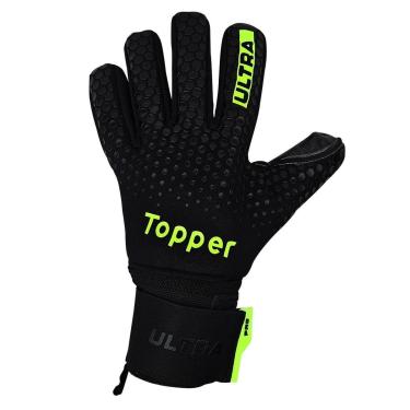 Imagem de Luva De Goleiro Topper Ultra Preto Profissional Oficial-Unissex