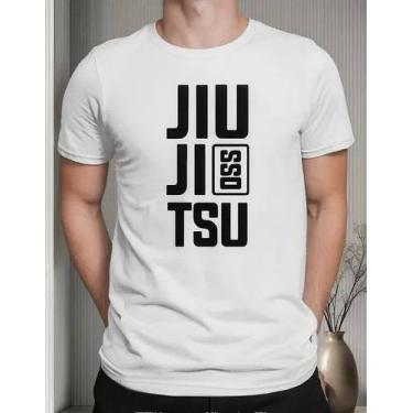 Imagem de Camiseta Camisa Adulto Feminina Masculina Algodão Luta Jiu Jitsu OSS M