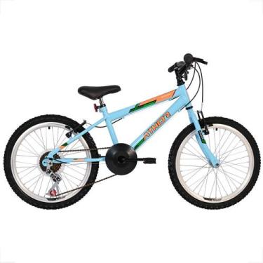 Imagem de Bicicleta infantil Athor Evolution Meninos Aro 20 6 Marchas, Azul