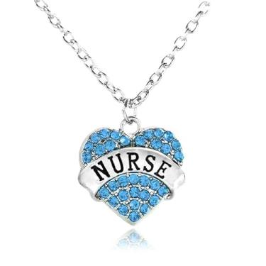Imagem de Colar de enfermeira, presente de agradecimento para enfermeiras, presente de formatura para estudantes de enfermagem, presentes de semana de enfermagem, One Size, Strass, Sem Pedra Preciosa
