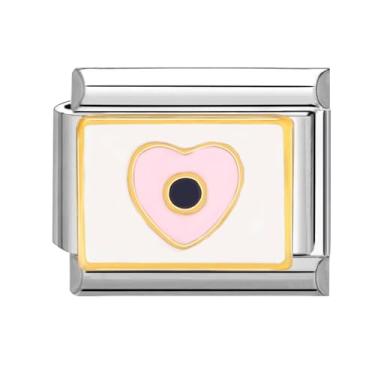 Imagem de Pulseira italiana de aço inoxidável intercambiável com elos modulares de prata de 9 mm com designs exclusivos removíveis, acessórios de joias modernas para mulheres, One Size, Aço inoxidável, Sem