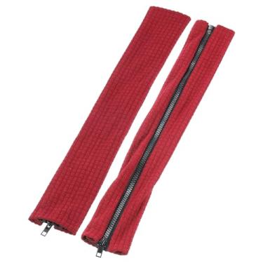 Imagem de Capa de braço para cadeira de escritório, 2 peças, protetores de apoio de braço para cadeira de escritório, com zíper, elástico, resistente à água, capas de descanso de braço para cadeiras de mesa