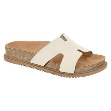 Imagem de Tamanco Beira Rio Papete - Feminino, Branco off, 37