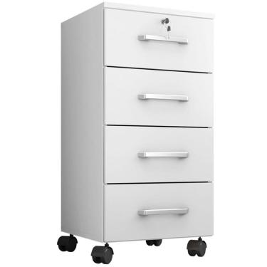 Imagem de Gaveteiro 4 Gavetas Gávea Branco