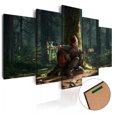 Imagem de Kit quadro decorativo 5 peças 95x60cm Gamer The Last