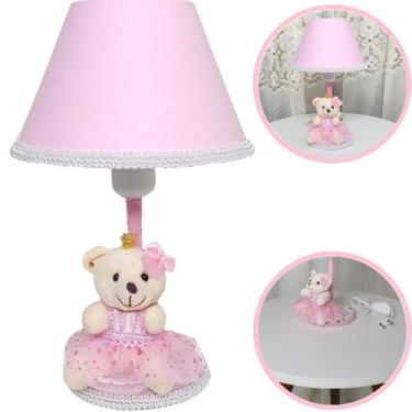 Imagem de Abajur Infantil Menina Princesa Decoração Quarto Bebê - Erich Baby