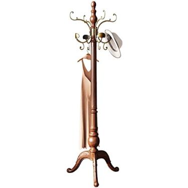 Imagem de Cabideiro resistente de chão, sala de estar, quarto, poste único, vertical, adequado para armazenar sacos, cabideiro de chão