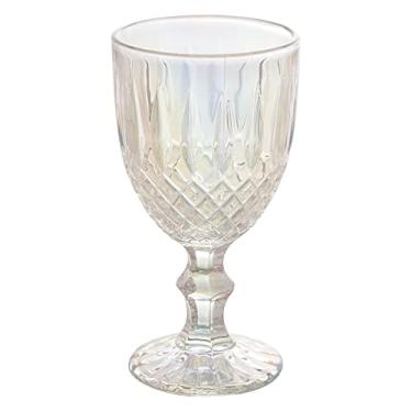Imagem de WOLFF - Conjunto 6 Taças Vidro p/Água Greek Rainbow Metalizado 345Ml