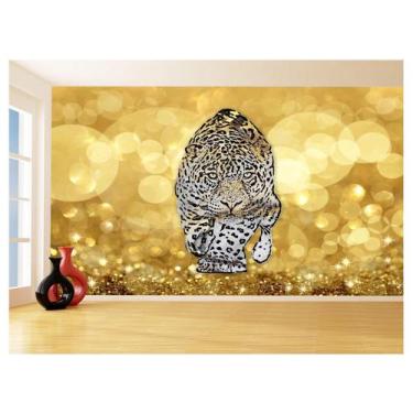 Imagem de Papel De Parede 3D Animais Pop Art Onça Pintada 3,5M Pxa101 - Você Dec