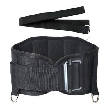 Imagem de Cinto de puxar, cinto de levantamento de ginástica, equipamento de ginástica unissex, ferramenta de treinamento resistente para treino de força, musculação, fitness, agachamento, levantamento de peso