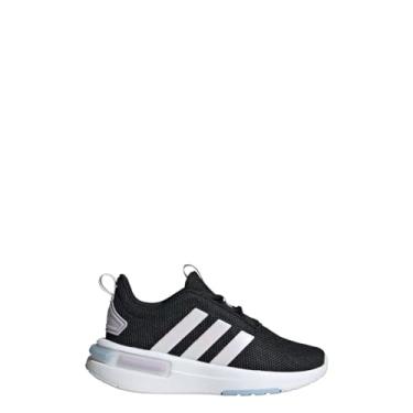 Imagem de adidas Racer TR23 Tênis de corrida infantil, Core Black/Cloud White/Blue Dawn, 21