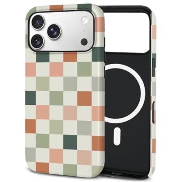 Imagem de Mokiy Capa de telefone TPU para iPhone, compatível com carregamento MagSafe sem fio, à prova de choque, capa protetora de ajuste fino com proteção antiamarelamento e câmera elevada (grade 6, iPhone 17