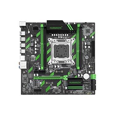 Imagem de X79-ZD3 M-ATX SATA3 USB3.0 PCI-E 16X NVME NGFF M.2 SSD Suporte REG ECC RAM Xeon E5 C2/V1/V2CPU X79 Placa-mãe LGA2011gaming Combo de placa-mãe
