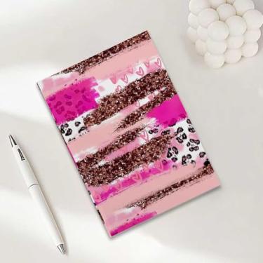 Imagem de Caderno com estampa de leopardo, caderno A5 para anotações de escritório, agenda de 21 x 14,7 cm, agenda de viagem, presentes para amantes de leopardo-5