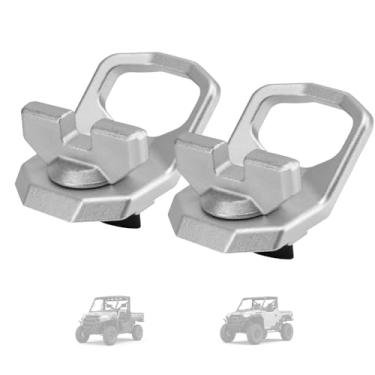 Imagem de Conjunto de 2 anéis em D Lock & Ride MAX – FIT 2024–2025 Polaris Ranger & FIT 2024–2025 Polaris Xpedition – Substitui 2889620, 1.311.287.5 – 68.0 kg Rated Steel Tie-Downs