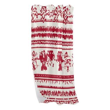 Imagem de CEBUGI Cortinas blackout com padrão de Natal para quarto, sala de estar, painéis de cortina de janela com isolamento térmico (1 painel, 106 cm L x 213 cm C)