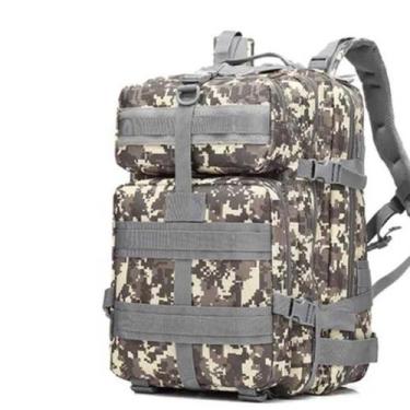 Imagem de Mochila Tática Militar 50 Litros Reforçada Diversos Compartimentos res