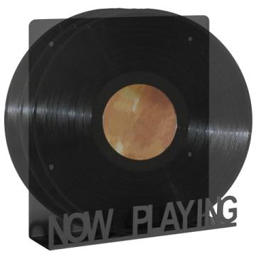 Imagem de Suporte De Parede Para Discos,Organizador e Prateleira de Metal | Suporte para Armazenamento e Exposição de Discos | para Coleção de Álbuns Livros DVD Esmalte Quarto Sala de Estar