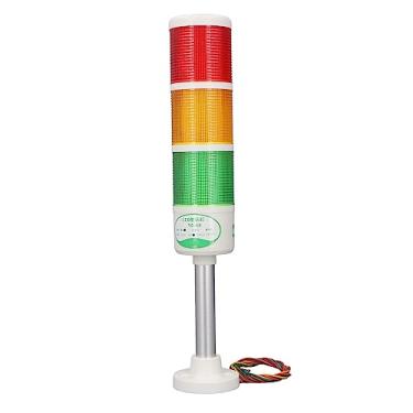 Imagem de Luz de torre de pilha LED Lâmpada indicadora de sinal de coluna de aviso industrial Tensão estável brilhante durável para equipamentos de máquinas-ferramenta CNC Linha de produção (24V)