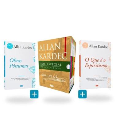 Imagem de Kit Allan Kardec Completo: Box + Obras Póstumas + O que é o Espiritism
