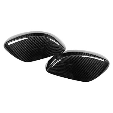 Imagem de aqxreight 1 par de Capa de Espelho Retrovisor de Fibra de Carbono para Carro, Substituição Adequada para G Series 09-15, Fibra de Qualidade que Evita a Aparência Elegante, Traz Brilho e Tratamento