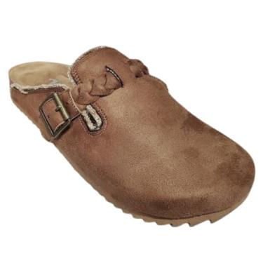 Imagem de Very G Tênis feminino sem cadarço Iris 3 Mule, marrom, Bronzeado, 36