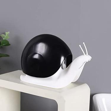 Imagem de Dispensador de sabonete para as mãos de plástico de 120 ml, dispensador de sabão de caracol para crianças, fofo, pequeno, desenho animado, animal, bancada, saboneteira, para banheiro, cozinha,