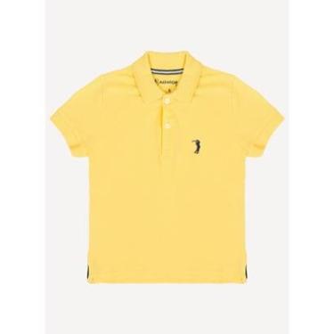 Imagem de Camisa Polo Aleatory Infantil Piquet Light Yellow Sun-Masculino