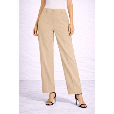 Imagem de Calça Reta Willow Feminina de Alfaiataria Cintura Alta